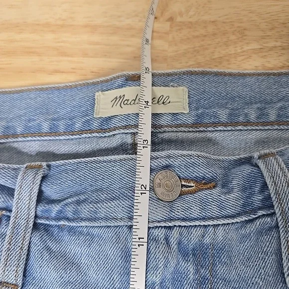 Madewell Baggy Straight Jeans Medium Blue Wash Size 30 Relaxed Fit Denim Casual - Picture 6 of 9